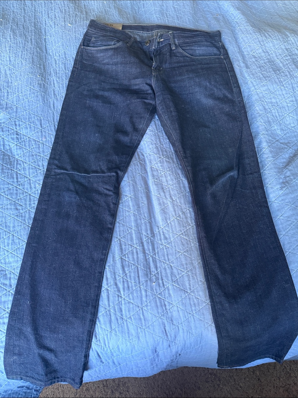 J Brand Men's Dark Blue Bootcut Jeans